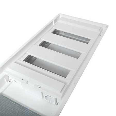 Щит комбинированный встраив. Nova 3 DIN-рейки + 1 монтаж. плата 5 габарит IP41 с метал. перфорированной дверью EKF Proxima nv-cb-pmd-3+1