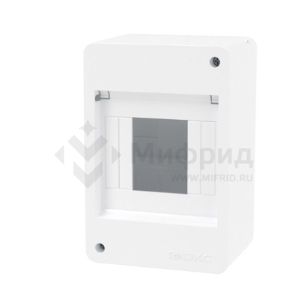 Щиток настенный Фрейм (FRAME) 4мод. без дверцы бел. DKC F04W0W0