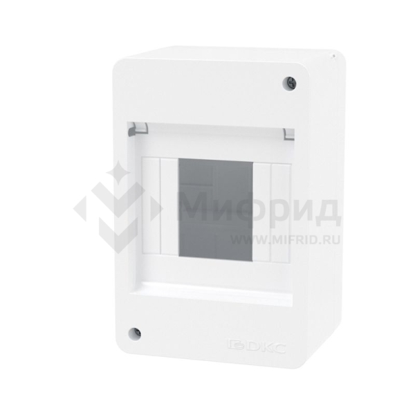 Щиток настенный Фрейм (FRAME) 4мод. без дверцы бел. DKC F04W0W0
