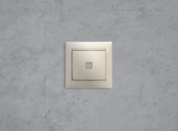 Выключатель 1-кл. СП Valena 10А IP31 250В с зел. индикацией механизм сл. кость IEK 774310