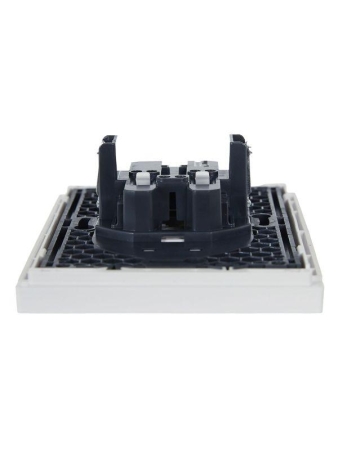 Розетка 2-м СП FORTE&PIANO FP226 10А без заземл. без защ. шторок безвинт. крепл. бел. IEK FP-R20-10-1-K01