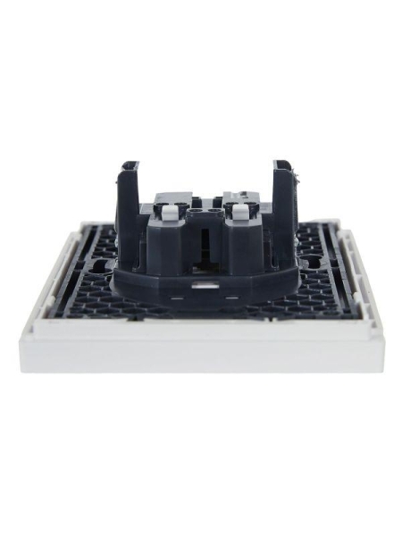 Розетка 2-м СП FORTE&PIANO FP226 10А без заземл. без защ. шторок безвинт. крепл. бел. IEK FP-R20-10-1-K01