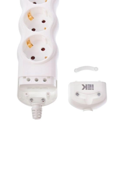 Колодка удлинителя 4-мест. с заземл. РПр04 IEK WYP10-D-KP-16-04-ZS-K01