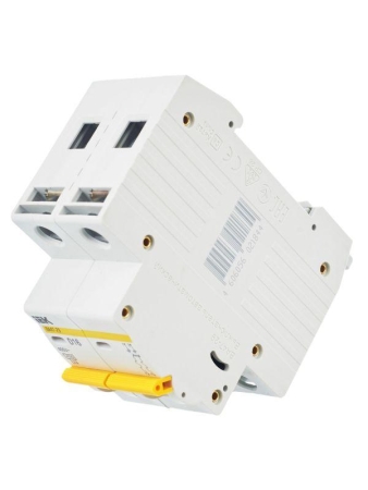 Выключатель автоматический модульный 2п D 16А 4.5кА ВА47-29 KARAT IEK MVA20-2-016-D