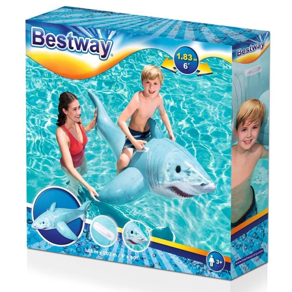 Игрушка для катания верхом "Акула" 183х102см (41405) Bestway 6942138966893
