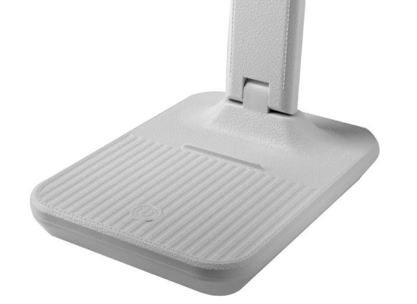 Светильник светодиодный настольный UF-819 C01 12Вт 6000К 3 ур. яркости 2 плафона кожа бел. Ultraflash 15163