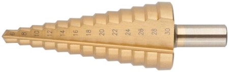 Сверло ступенчатое HSS по металлу 13 ступеней 6-30мм MOS 36383М