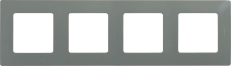 Рамка 4-м Etika светл. галька IEK 672524