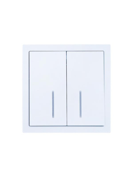 Выключатель 2-кл. с индик. СП ZIMA IP20 10А безвинт. зажим бел. LEZARD 704-0288-112QC