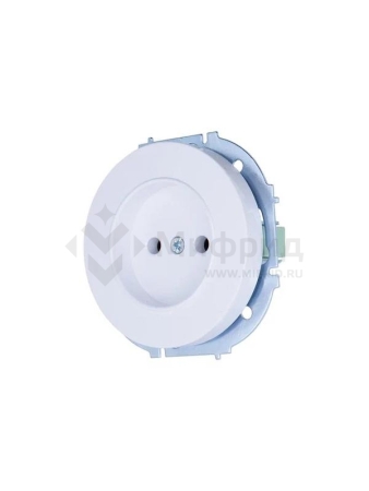 Розетка 1-м СП OSEN без заземл. ПБТ бел. LEZARD 743-0288-121B