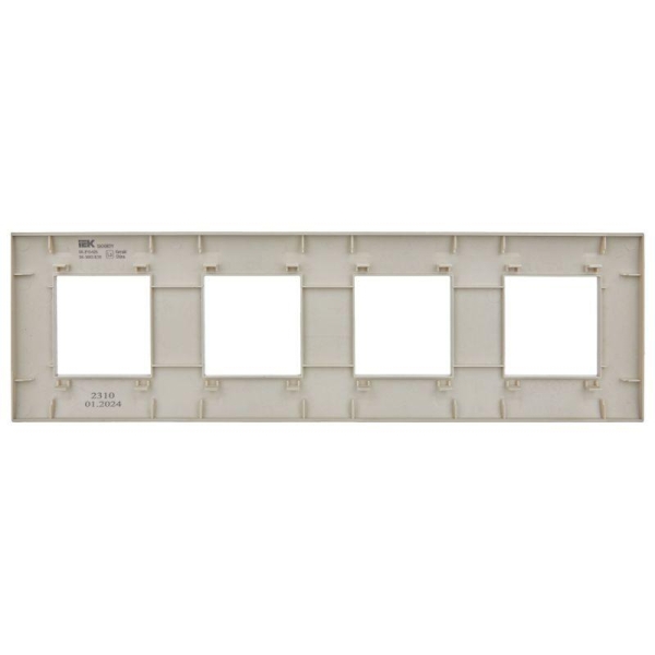 Рамка 4-м SKANDY SK-F01B беж. IEK SK-M42-K10