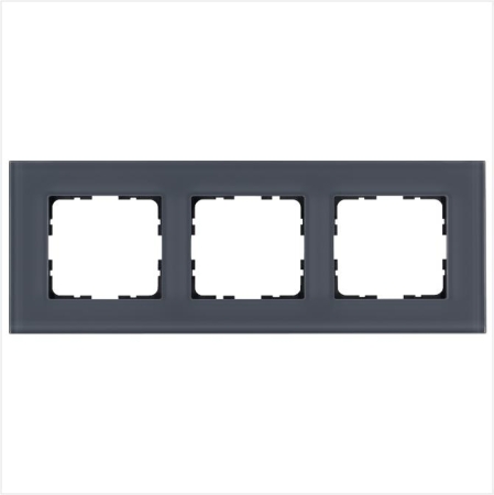 Рамка 3-м G-Glass стекло маренго Jasmart G1003GC