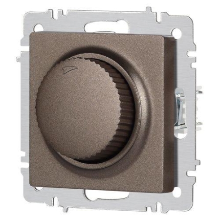 Светорегулятор поворотный СП Accent 6-401-08 600Вт 230В IP20 бронза Intro Б0063684