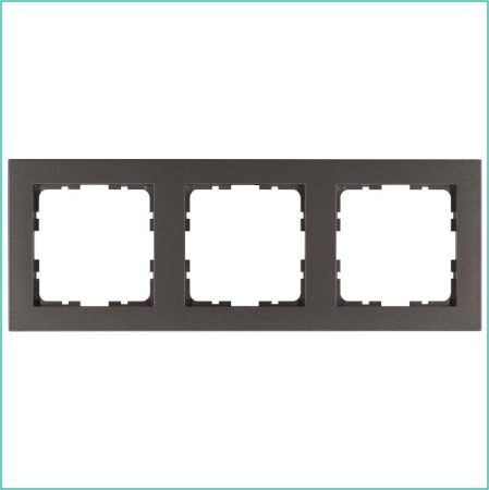 Рамка 3-м G-Classic мокко Jasmart G1003Z