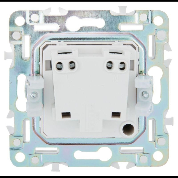 Розетка SKANDY 10А без заземл. без защ. шторок SK-R02G графит IEK SK-R10-10-K53