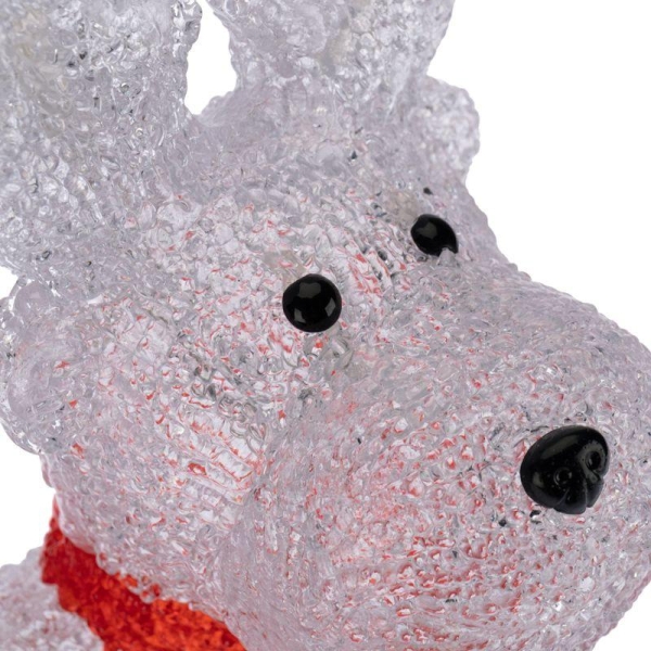 Фигура светодиодная акриловая "Олененок в шарфе" 20х17х30см 24LED 1Вт IP20 элементы питания 2хAA (не в компл.) Neon-Night 513-314