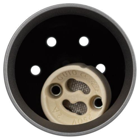 Светильник подвесной (подвес) PL15 GR MR16 GU10 потолочный цилиндр графит Эра Б0061378