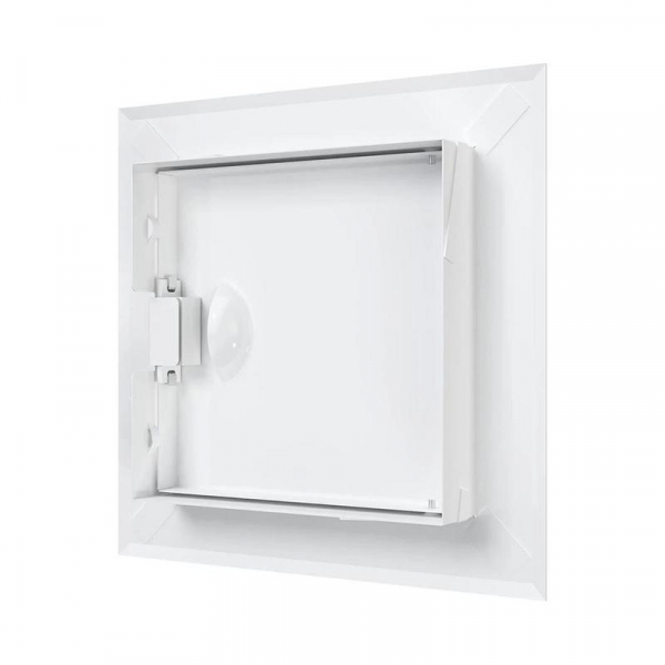 Люк-дверца ревизионная 360х360мм фланец 300х300мм с ручкой сталь покрытие - полимер EVECS ЛТ3030Мп