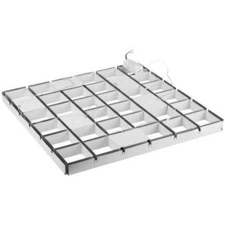 Светильник светодиодный SPO-646-3-4K-W6 36Вт 4000К 3420лм грильято 100х100 домино компл. 6 кубиков и драйвер бел. Эра Б0063062