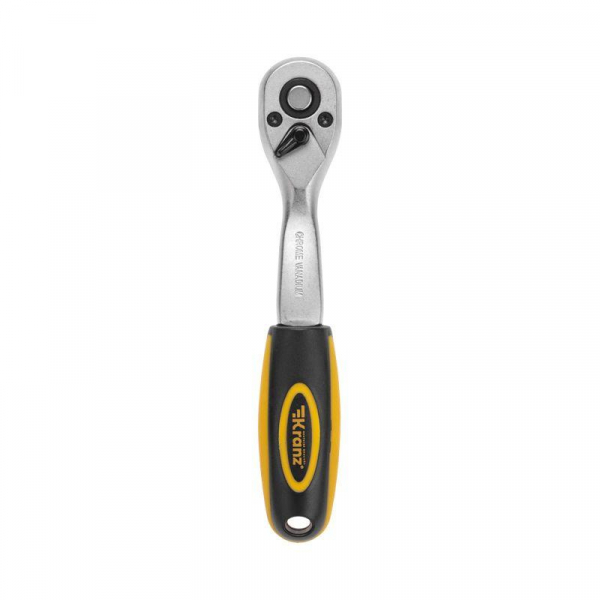 Ключ-трещотка для торцовых головок 1/4 СrV 72 зубца Kranz KR-12-8403