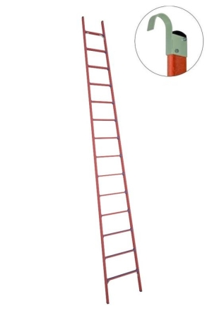 Лестница приставная диэлектрическая ЛСПД-5.0 Евро крюки стеклопластик. Антиток Д471573