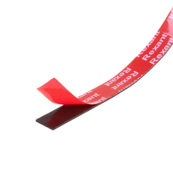 Лента клейкая двухсторонняя на VHB акриловой основе 12ммх5м черн. Rexant 09-6047