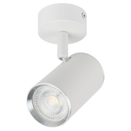 Светильник OL35 WH MR16 GU10 IP20 настенно-потолочный спот бел. хром ЭРА Б0056363