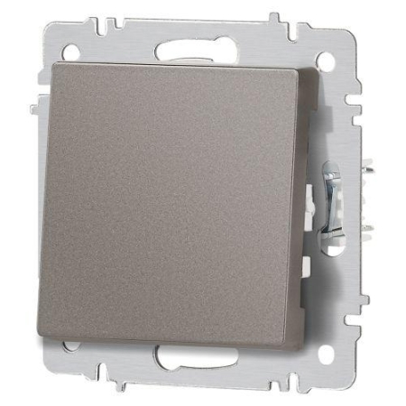 Переключатель перекрестный 1-кл. СП Accent 6-108-09 10А IP20 250В титан Intro Б0063596