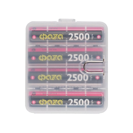 Аккумулятор 18650 3.7В Li-Ion 2500мА.ч без платы защиты PB-4 (уп.4шт) ФАZА 5060326