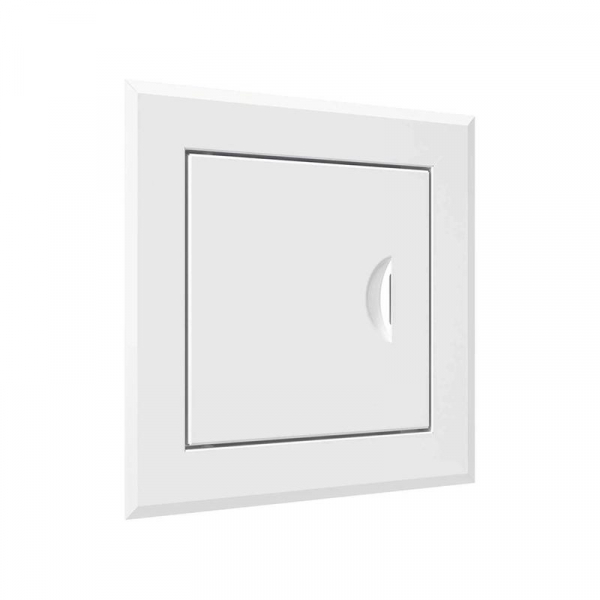 Люк-дверца ревизионная 360х360мм фланец 300х300мм с ручкой сталь покрытие - полимер EVECS ЛТ3030Мп