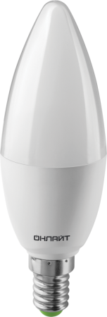 Лампа светодиодная 90 416 OLL-C37-13-230-6.5K-E14-FR (PRO 90-240В) ОНЛАЙТ 90416