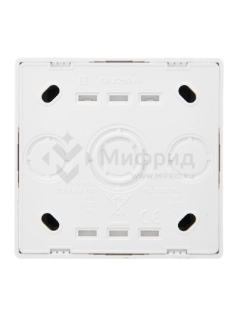 Выключатель проходной 2-кл. ОП LETO бел. LEZARD 752-0200-106