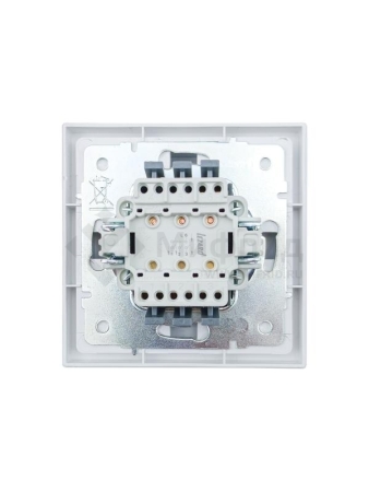 Выключатель 3-кл. СП ZIMA IP20 10А безвинт. зажим бел. LEZARD 704-0288-109QC