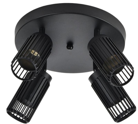 Светильник 4209 потолочный 4хGU10 черн. IEK LT-UPB0-4209-GU10-4-K02