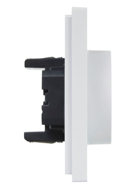 Розетка 2-м СП FORTE&PIANO FP224 16А с заземл. без защ. шторок безвинт. крепл. бел. IEK FP-R21-16-1-K01