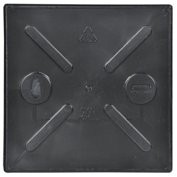 Коробка распаячная ОП 85х85х40 IP44 КМ41235 6 гермовводов черн. IEK UKO21-085-085-040-K02-44