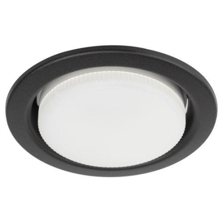 Светильник точечный KL35 SBK GX53 встраив. (к) черн. матов. ЭРА Б0055813