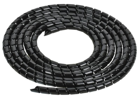 Спираль монтажная СП-09 черн. (уп.2м) IEK USWB1-09-02-K02