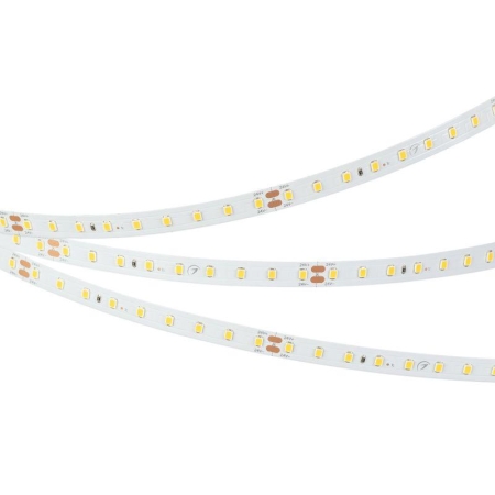 Лента светодиодная RT-A90-10mm 24V Warm 3000К 4.8Вт/м IP20 2835 высок. эффект. 200лм/Вт (уп.5м) Arlight 038778