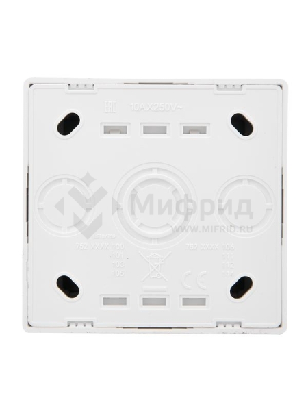 Выключатель 1-кл. ОП LETO с индикацией бел. LEZARD 752-0200-111