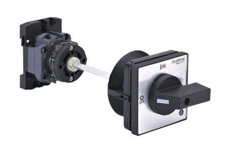 Выключатель-разъединитель 3п 20А IP20 с черн. выносн. рукоят. на дин-рейке/плате SE MSD20340B