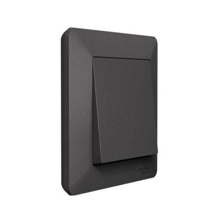 Рамка 1-м AtlasDesign Air базальт/дым. черн. SE ATN221401