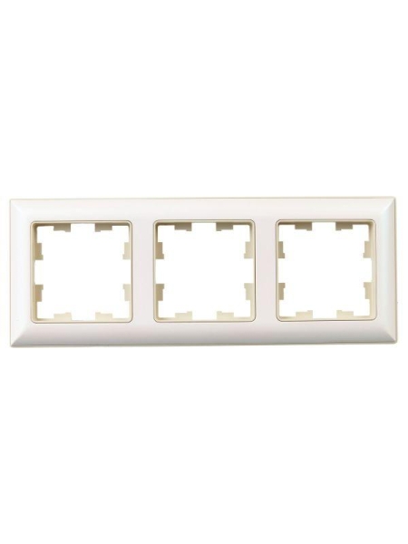 Рамка 3-м BRITE РУ-3-Бр беж./жемчуж. IEK BR-M32-12-1-K10