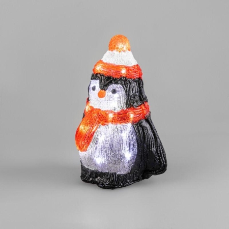 Фигура светодиодная акриловая "Пингвиненок" 19х14.5х25см 20LED 1Вт IP20 элементы питания 2хAA (не в компл.) Neon-Night 513-323