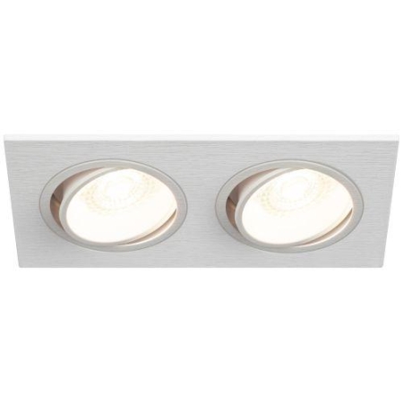 Светильник встраиваемый декоративный KL90-2 WH MR16/GU5.3 бел. пластик. Эра Б0054371