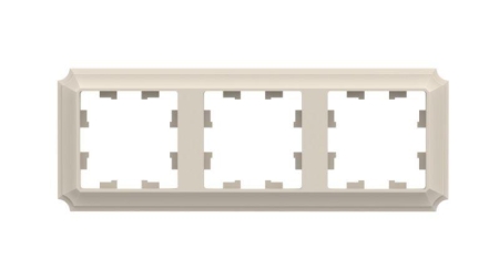 Рамка 3-м AtlasDesign Antique универс. беж. SE ATN100203