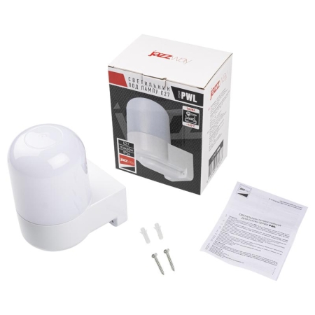 Светильник PWL 155085 SAUNA WHITE E27 IP54 230В термостойкий для саун бел. JazzWay 5061873