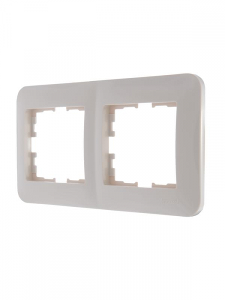 Рамка 2-м Karina Life горизонт. крем. LEZARD 708-0300-147