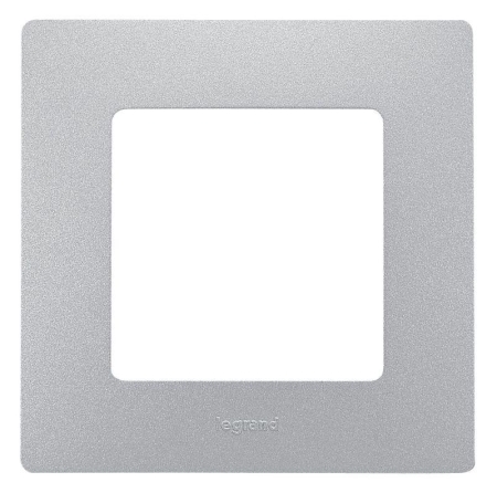 Рамка 1-м Etika алюм. IEK 672551