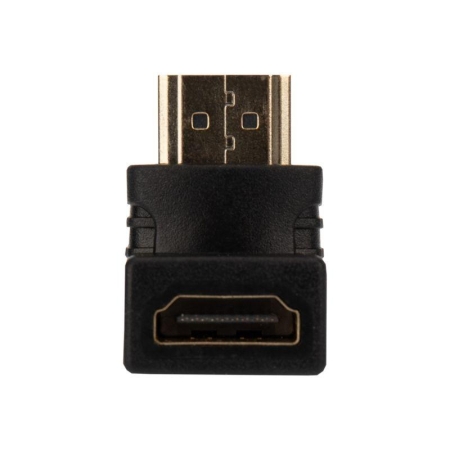 Переходник аудио гнездо HDMI - штекер HDMI угловой блист. Rexant 06-0176-A